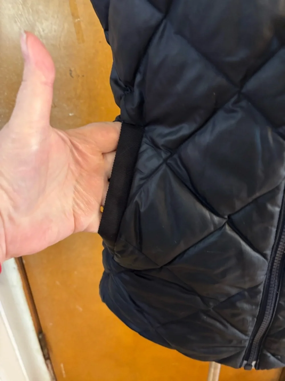 Lululemon puffer vest. With a hood. Reversible